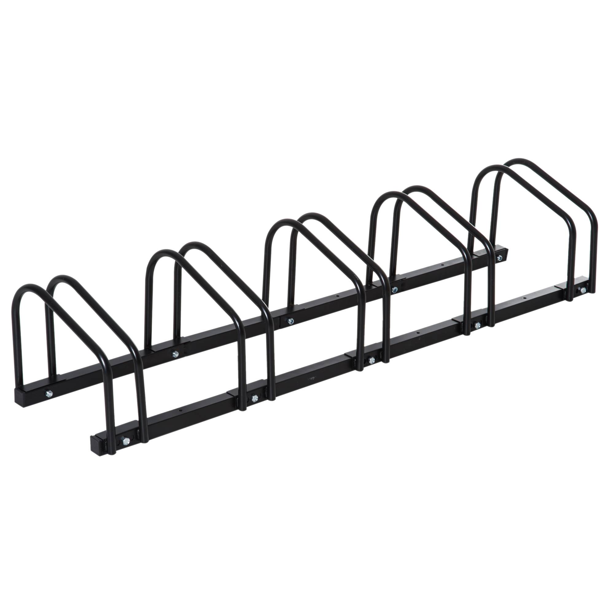 Râtelier pour 5 vélos acier noir 145 x 33 x 27 cm - PANGIVO - Image 2