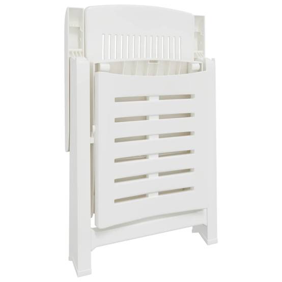 Bain de soleil - Transat - Chaise longue blanc plastique - MEUBLE PRO - Image 7