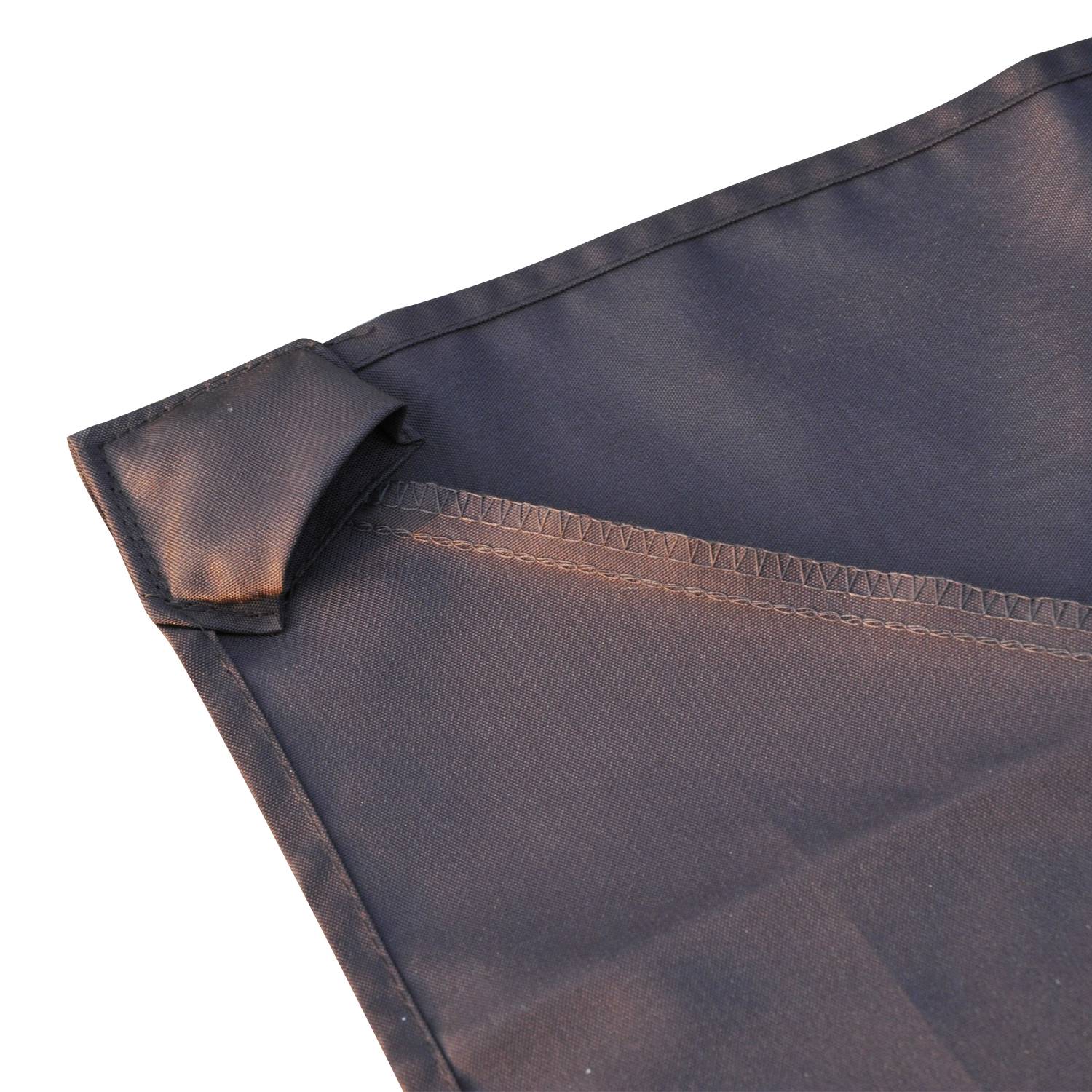 Outsunny - Toit de Rechange 3x3m pour Gazebo Pavillon Tonnelle Tente Jardin Toile Marron - Outsunny - Imagen 9