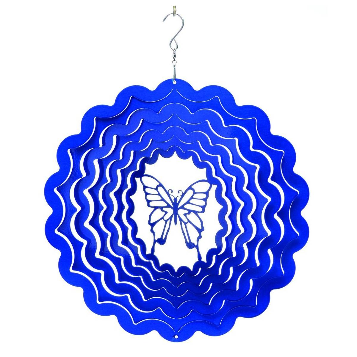 Mobile à vent papillon bleu 30cm Grand modèle - Imagen 1
