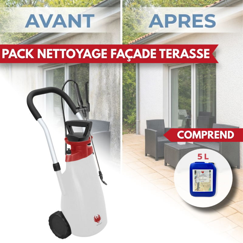 Pulvérisateur électrique ROLLER SPRAYER + Nettoyant Extérieures 10 L - Image 1