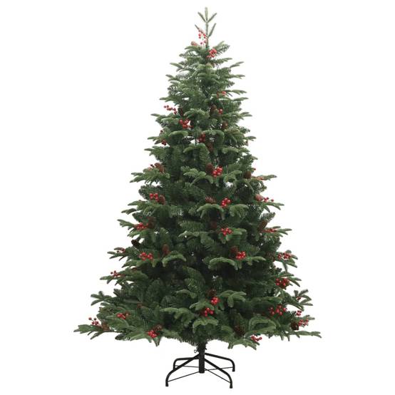 Vidaxl - Sapin de Noël artificiel avec pommes de pin et baies 240 cm vidaXL 358378 - Image 8