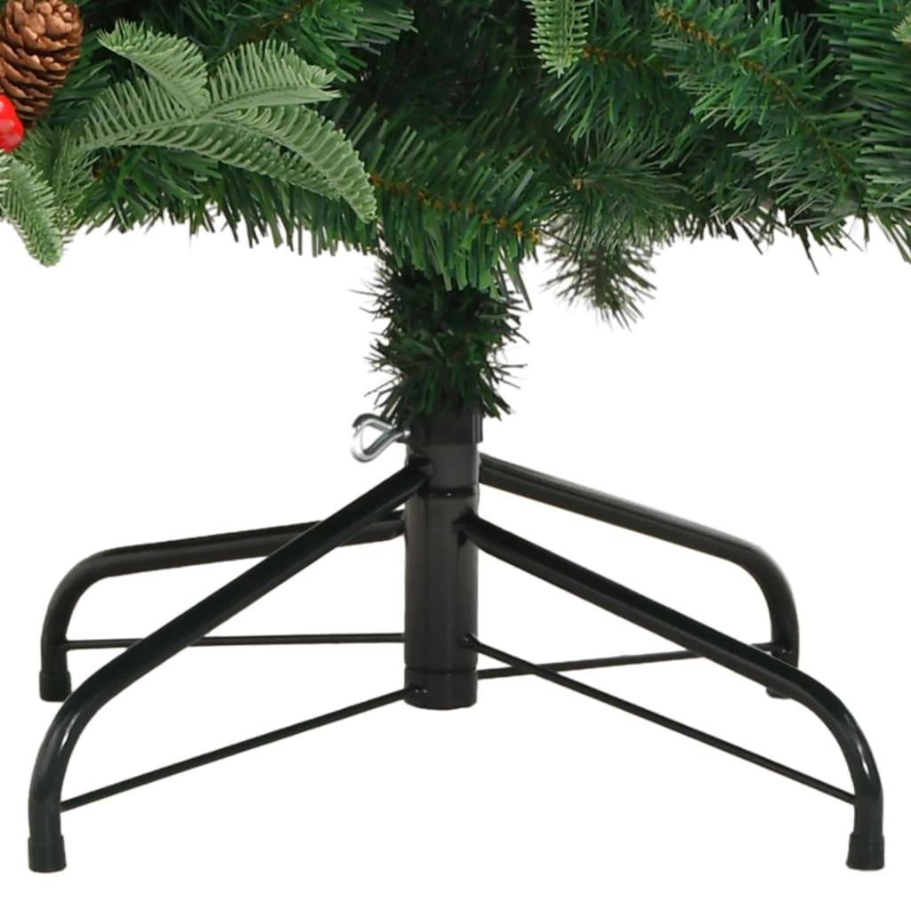 Vidaxl - Sapin de Noël artificiel avec pommes de pin et baies 240 cm vidaXL 358378 - Image 6