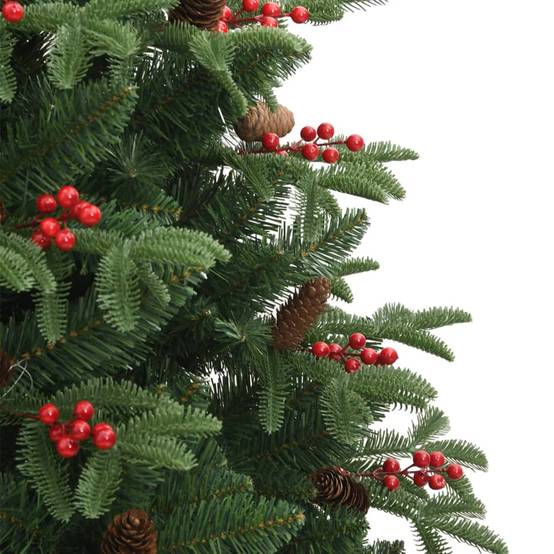 Vidaxl - Sapin de Noël artificiel avec pommes de pin et baies 240 cm vidaXL 358378 - Image 5