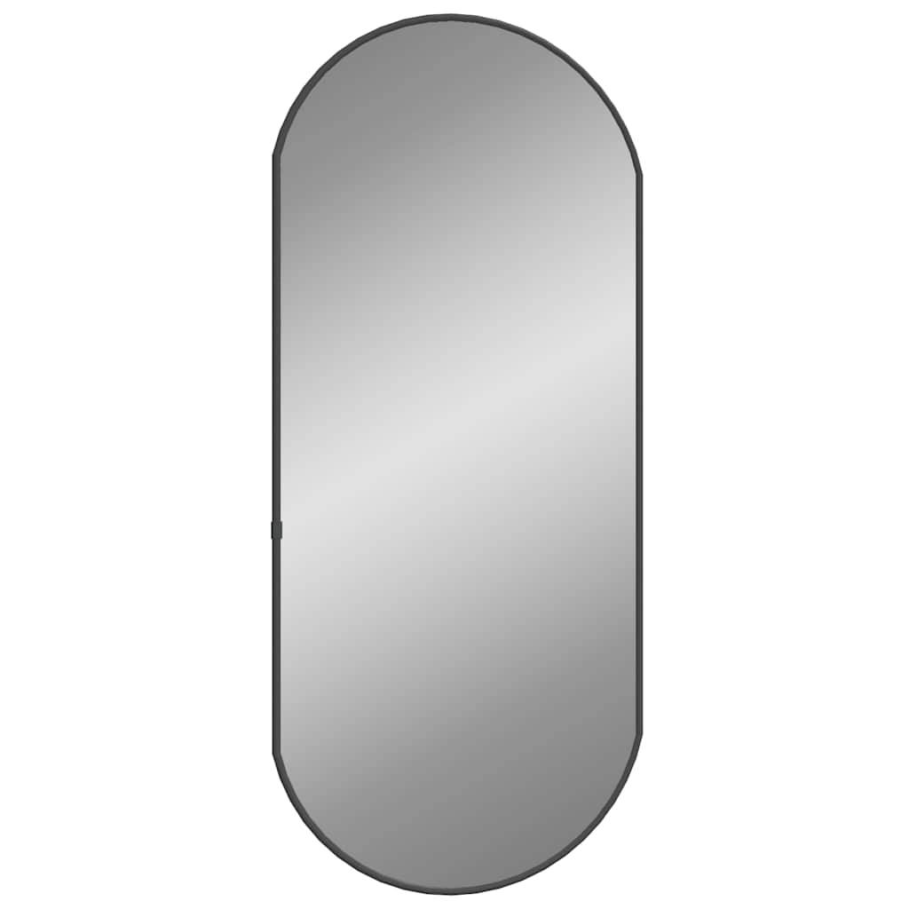 Maison Chic - Miroir mural - Miroir décoratif Noir 70x30 cm Ovale - Image 3
