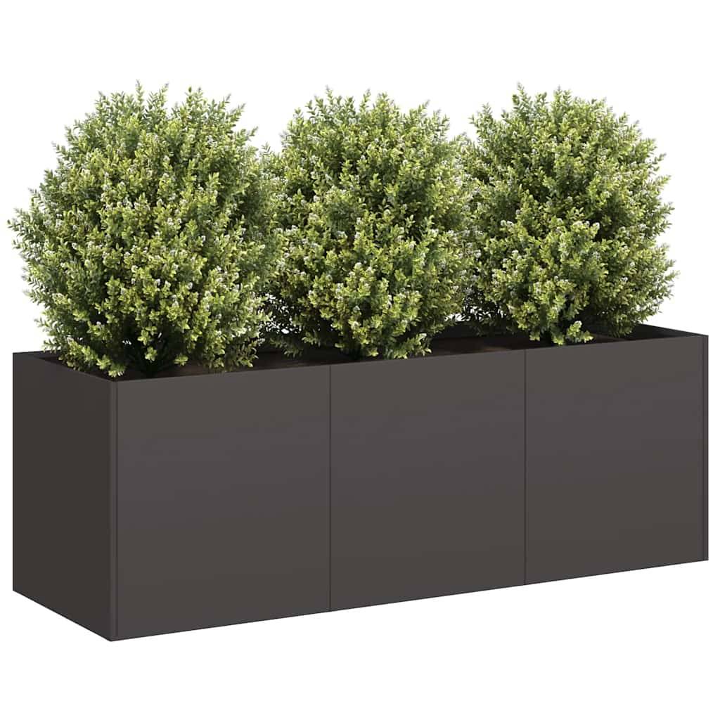 PANGIVO - Jardinière acier laminé à froid noir 120 x 40 x 40 cm - PANGIVO - Image 1