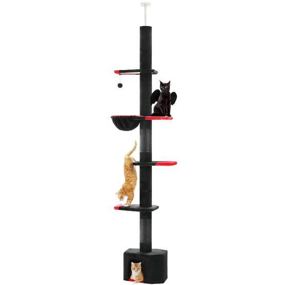 Arbre à Chat du Sol au Plafond avec 5 Niveaux Cactus PAWZ Road - Image 9
