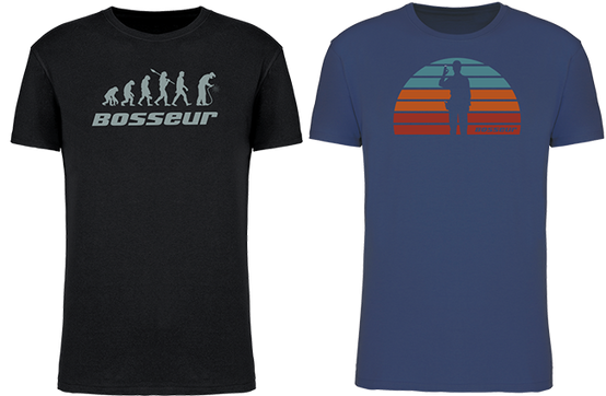 Lot de 2 t-shirt de travail BOSSEUR Evo Noir - 12232-001