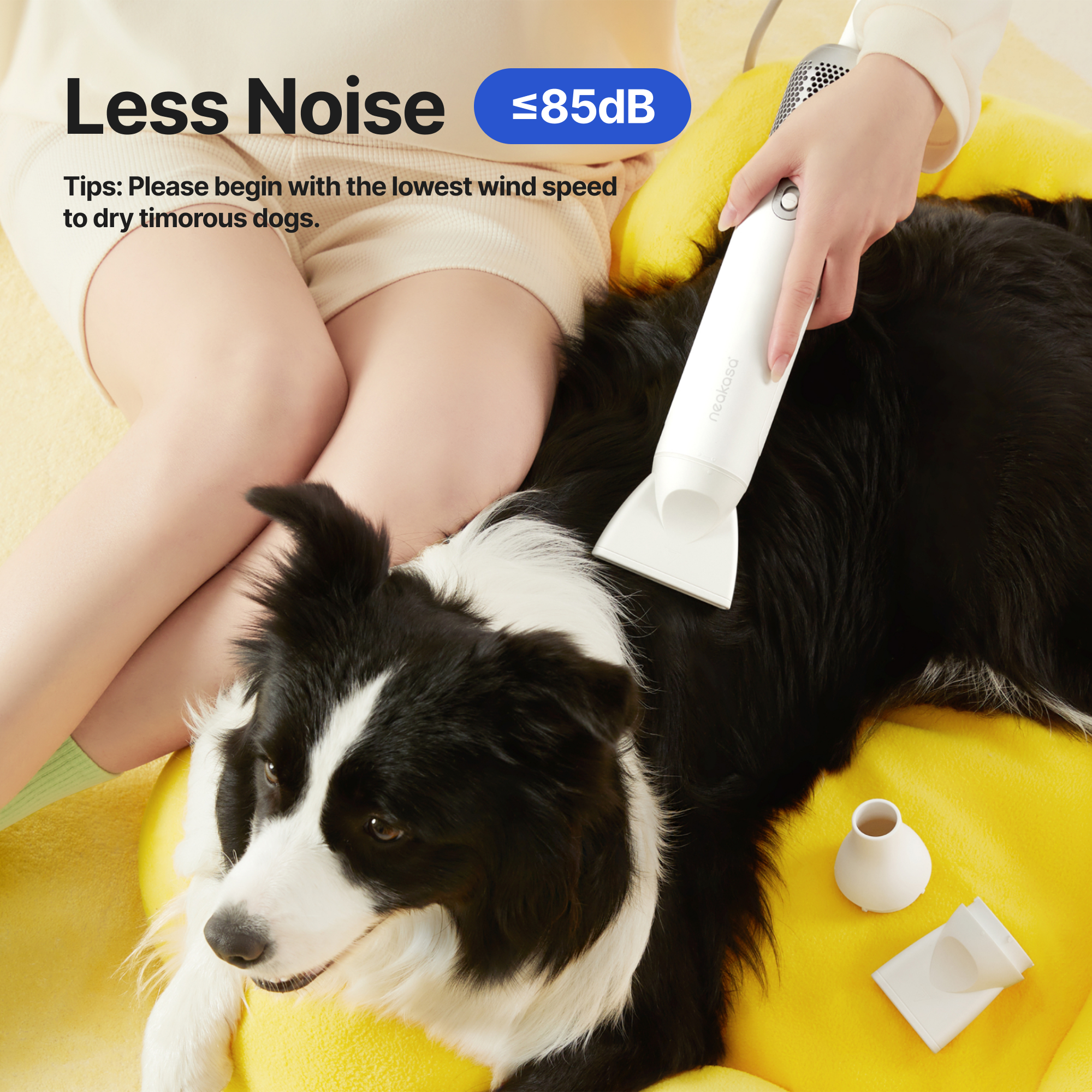 Neakasa F1 - sèche-cheveux portable pour chiens et chats - Image 4