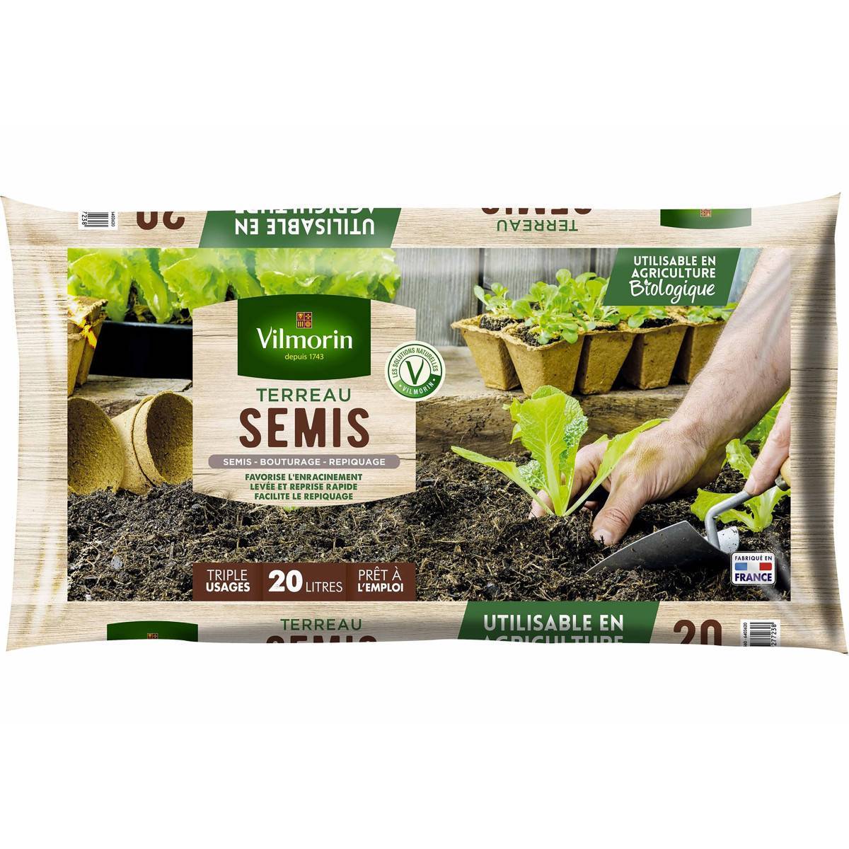 Vilmorin - Terreau semis bouturage 20L