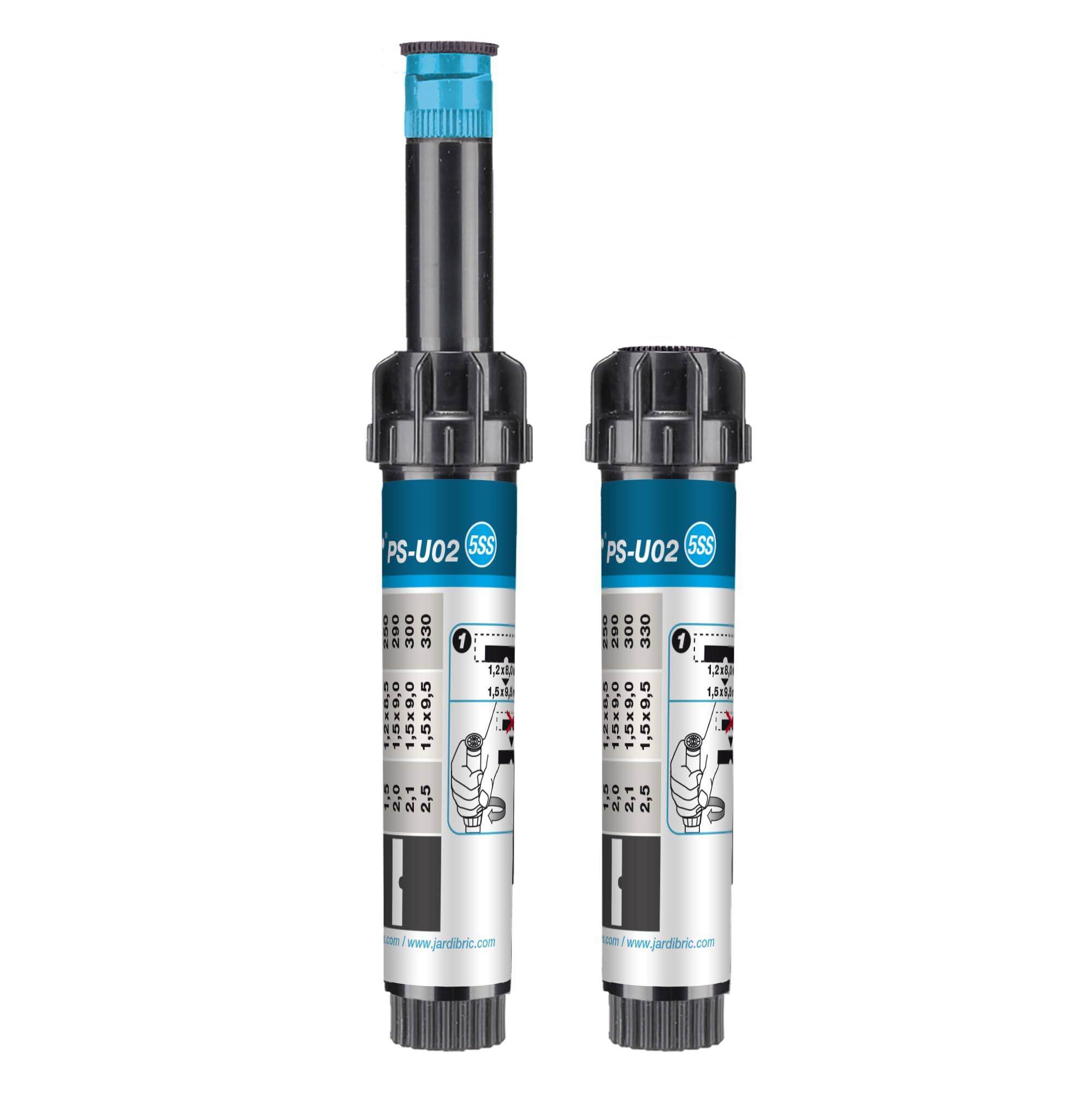 Hunter - HUNTER Arroseur Psu025ss Série PS Ultra 5,1 cm Arroseur escamotable avec Rouleau en mètres Bande latérale Buse - Image 1