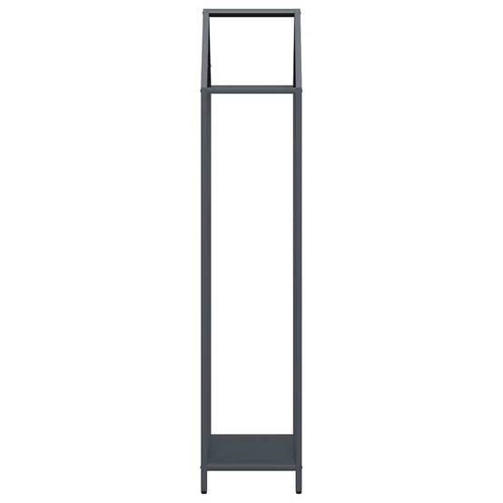 Haut porte-bûches en acier design intérieur Anthracite 40x25x120 cm – ComfortXL Outdoor Living - Image 6