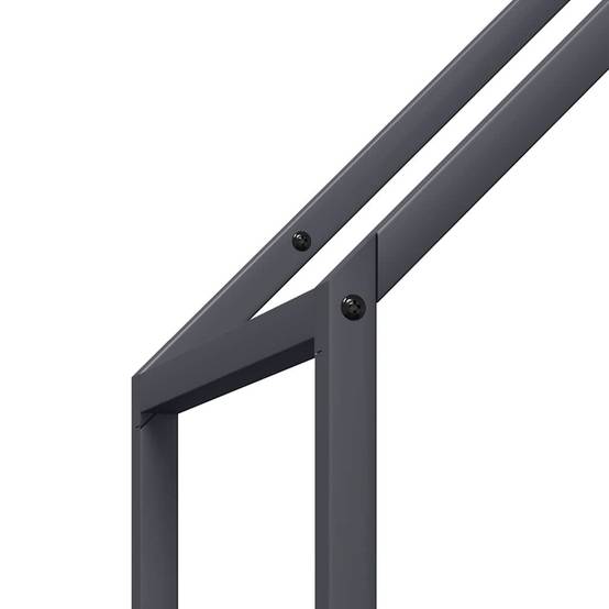 Haut porte-bûches en acier design intérieur Anthracite 40x25x120 cm – ComfortXL Outdoor Living - Image 7