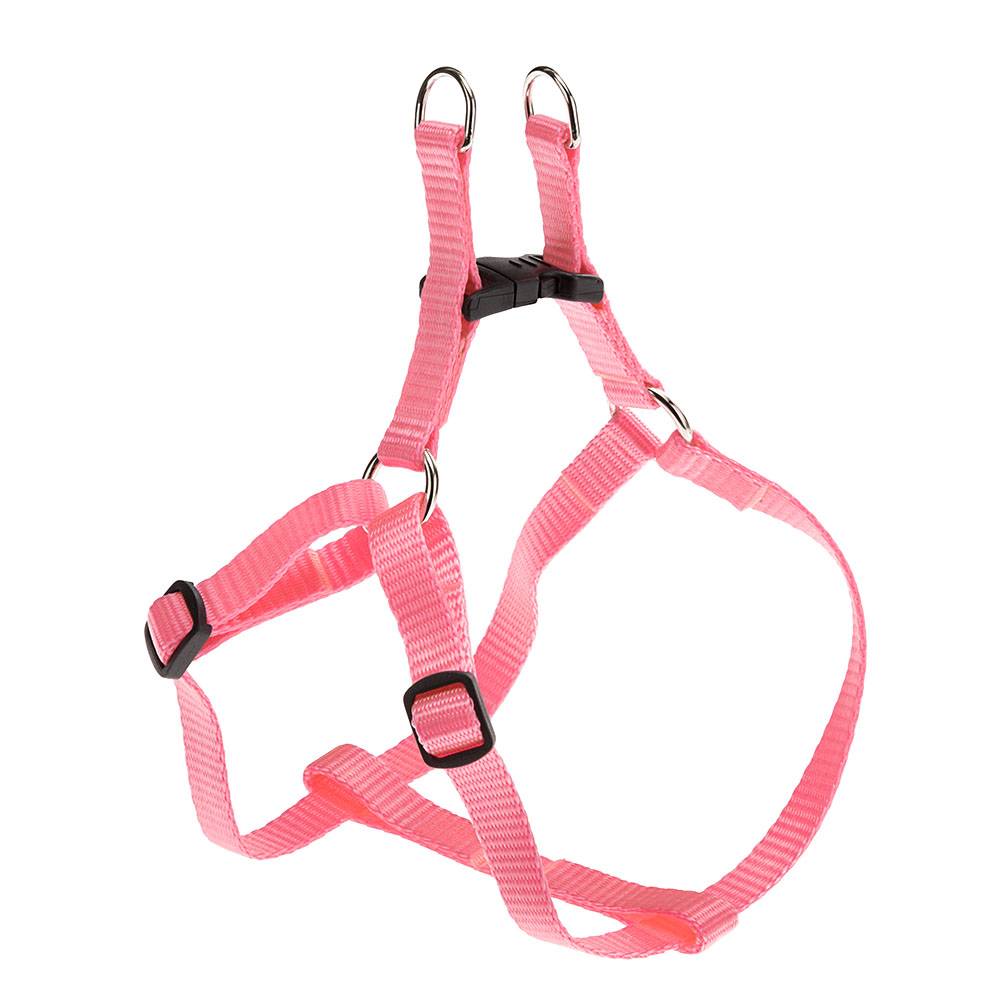 Ferplast - Ferplast Harnais Chien Petite Taille EASY XXS, Harnais pour Chat Ajustable, Facile à Porter, 28-38 cm. Rose - Imagen 1