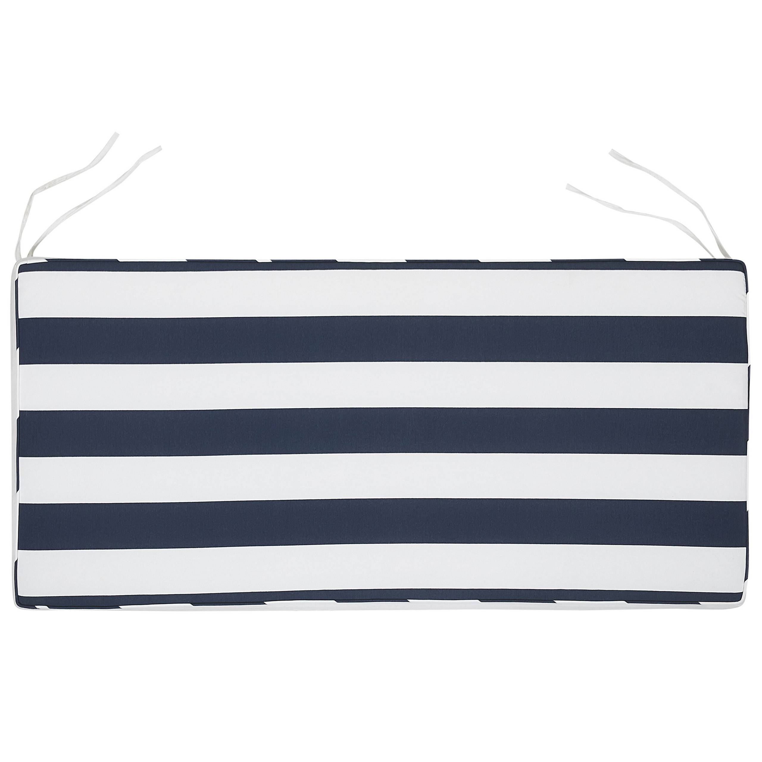 Beliani - Banc, 3 Personnes Bois d'acacia certifié Bleu marine VIVARA - Beliani - Imagen 6