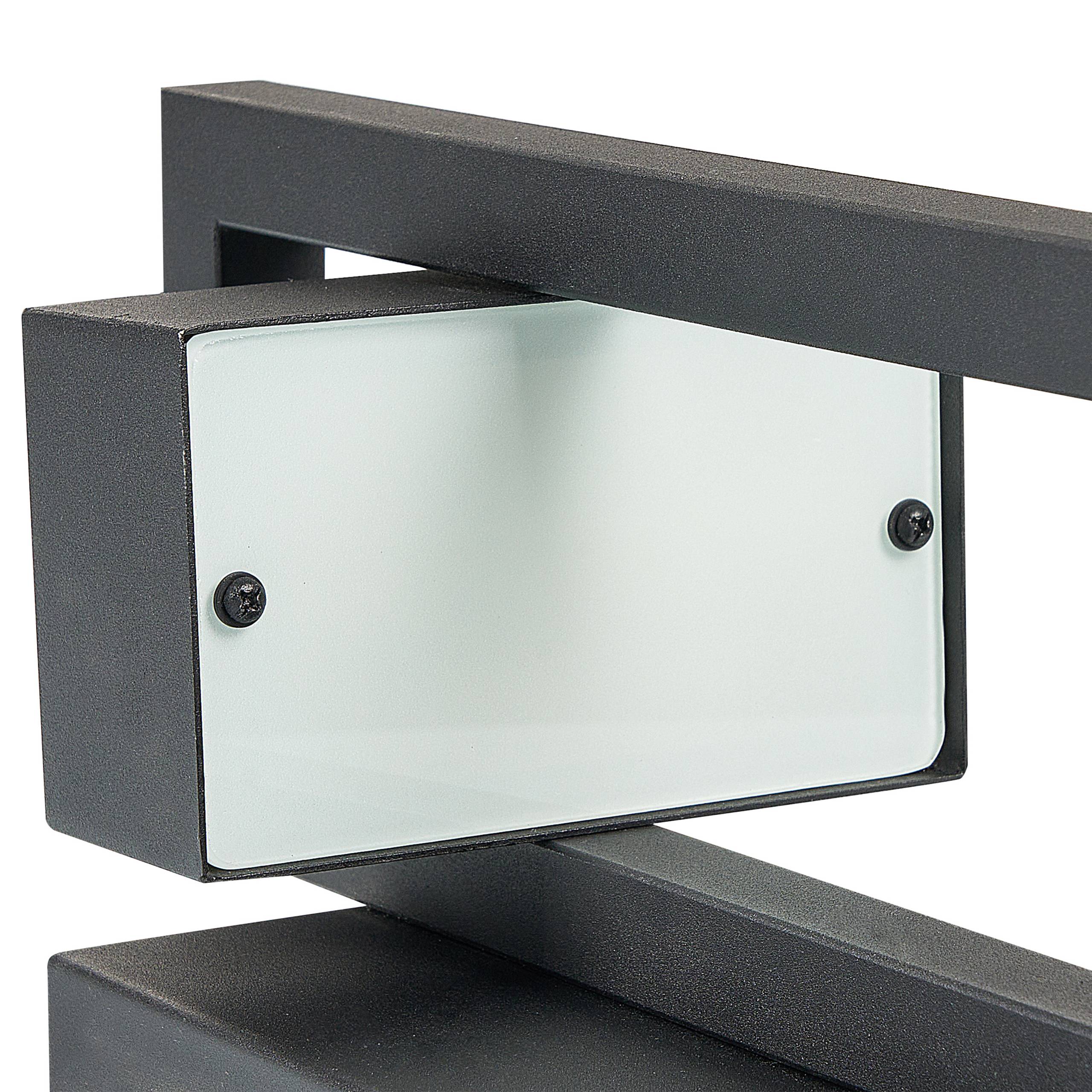 Beliani - Applique Murale à LED d'Extérieur Noire en Métal et Verre Design Moderne Robuste Protégé Contre les Particules de plus de 1 mm Usage Jardin - Imagen 7