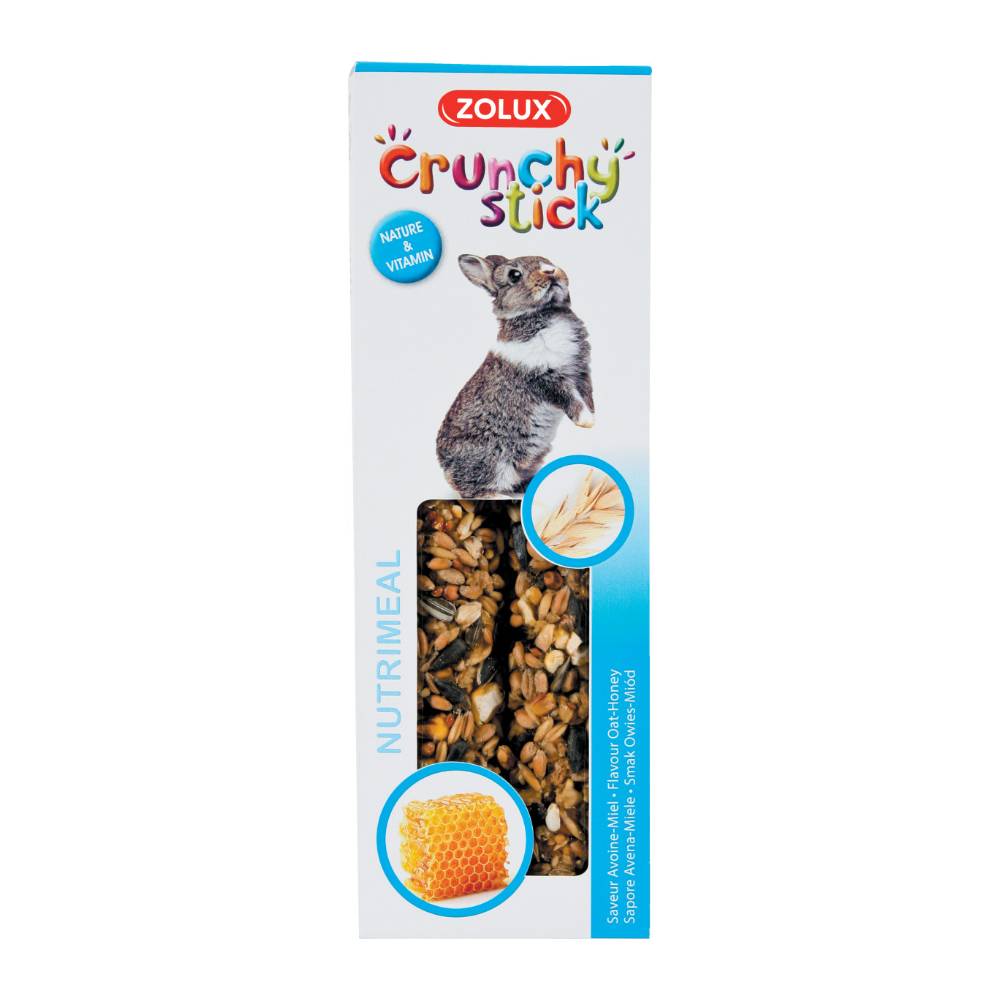 Zolux - Crunchy stick pour lapin saveur avoine et miel - Imagen 2