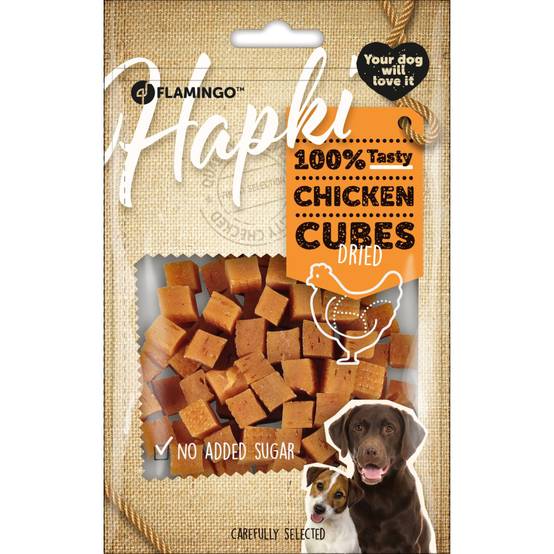 Flamingo - Friandise cube de poulet Hapki 85 g sans gluten pour chien - Image 4