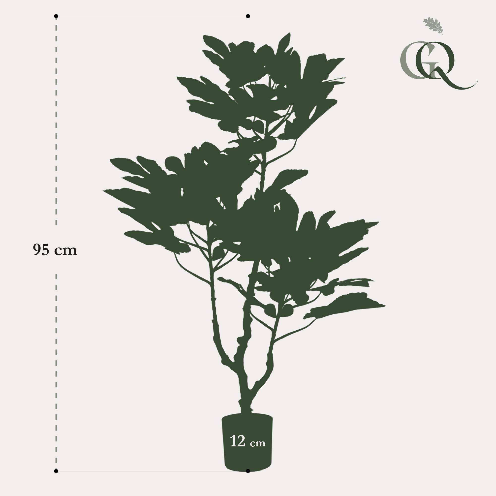 La Green Touch - Figuier plante artificielle h95cm, Ø12cm- La Green Touch - Imagen 6