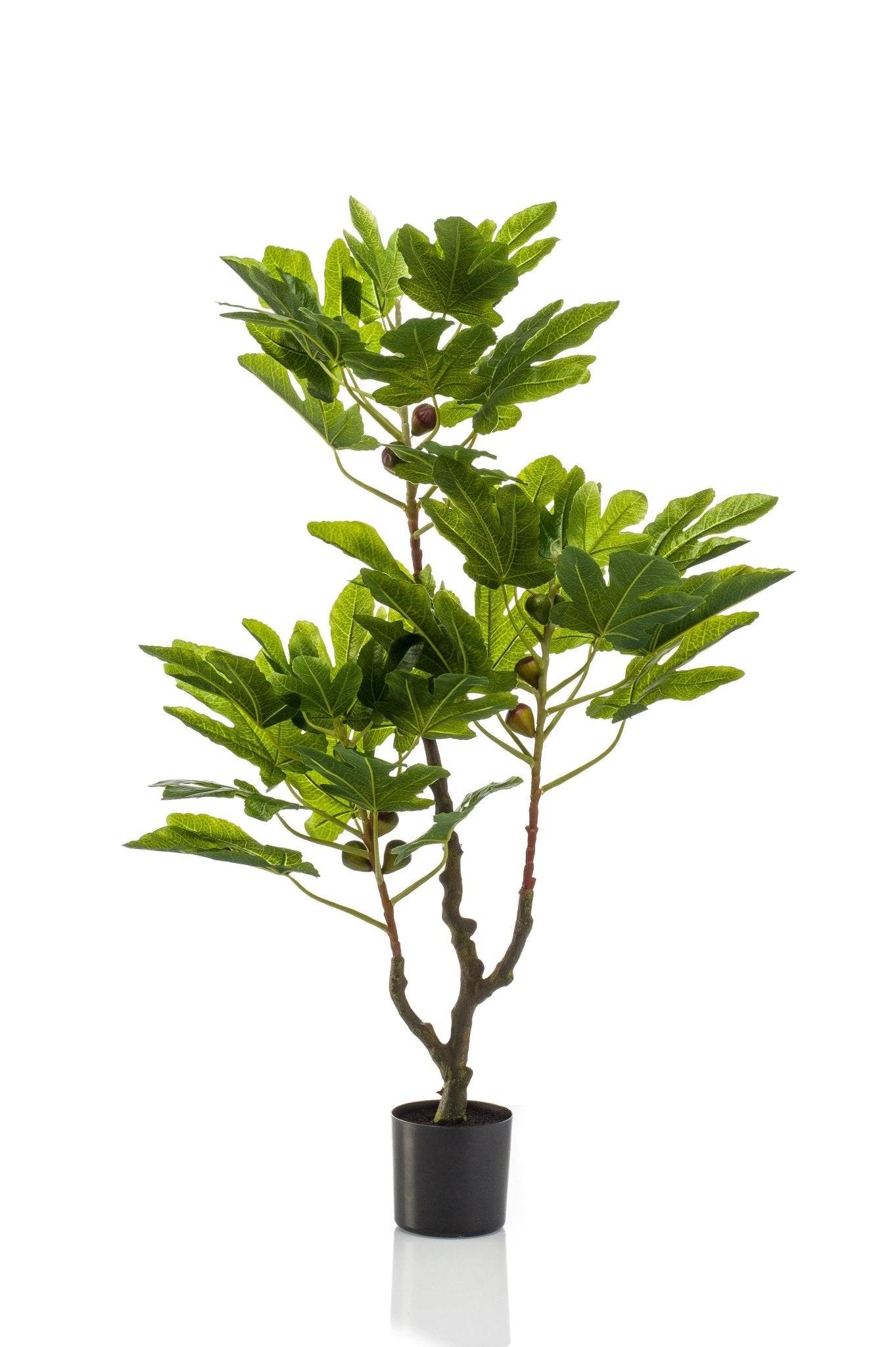 La Green Touch - Figuier plante artificielle h95cm, Ø12cm- La Green Touch - Imagen 4