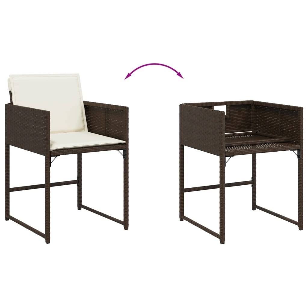 ComfortXL - Salon de Jardin Encastrable 10 Personnes en Résine Tressée Marron, Table XXL 275cm Plateau Verre – ComfortXL Outdoor Living - Image 8