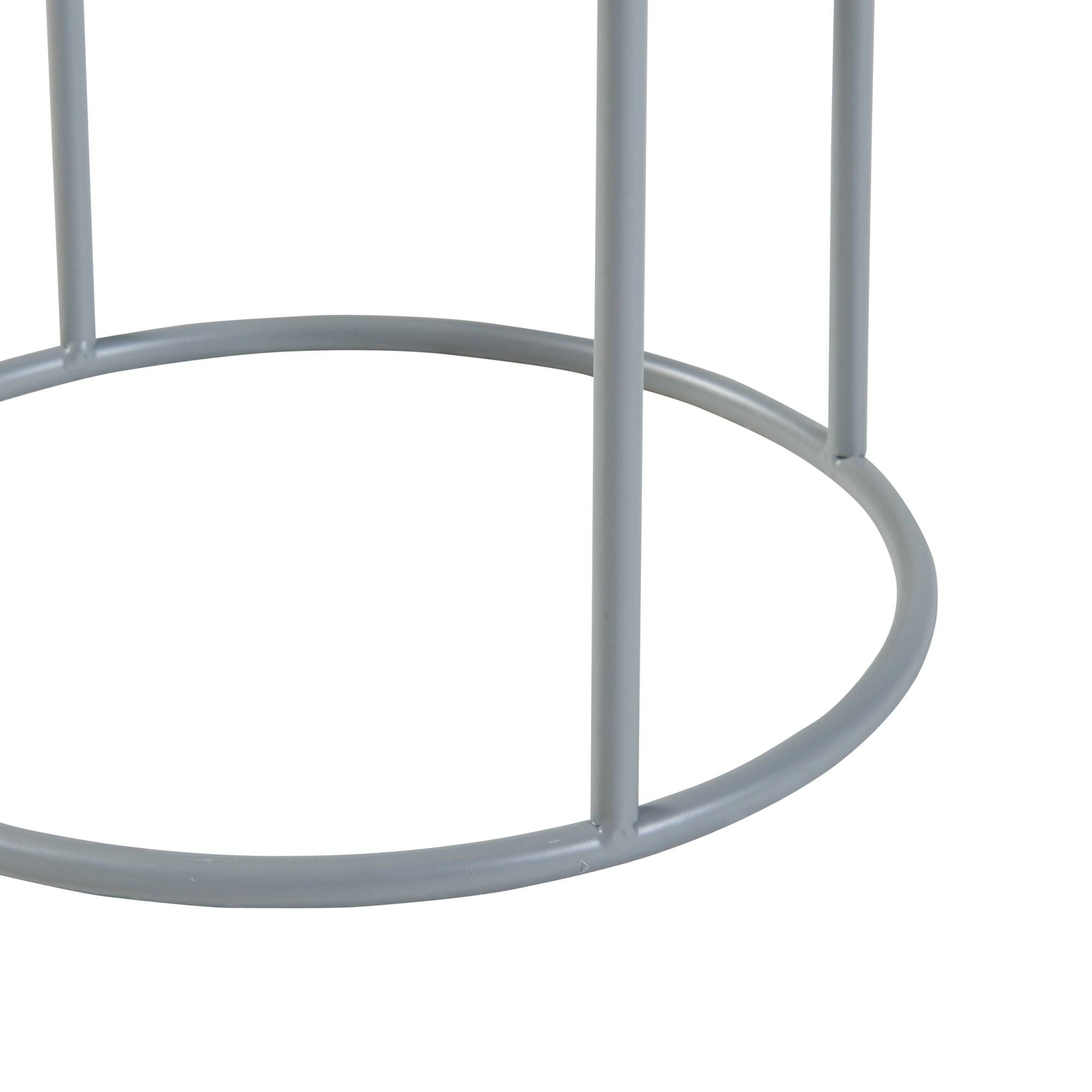 Porte-plantes style intemportel support 38 x 24 cm gris - Image 5
