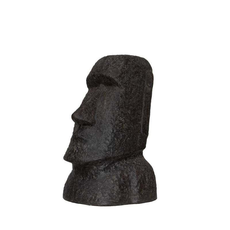 Jardinex - Statue jardin Moaï (grand format) - Gris anthracite 40 cm - Jardinex - Imagen 8