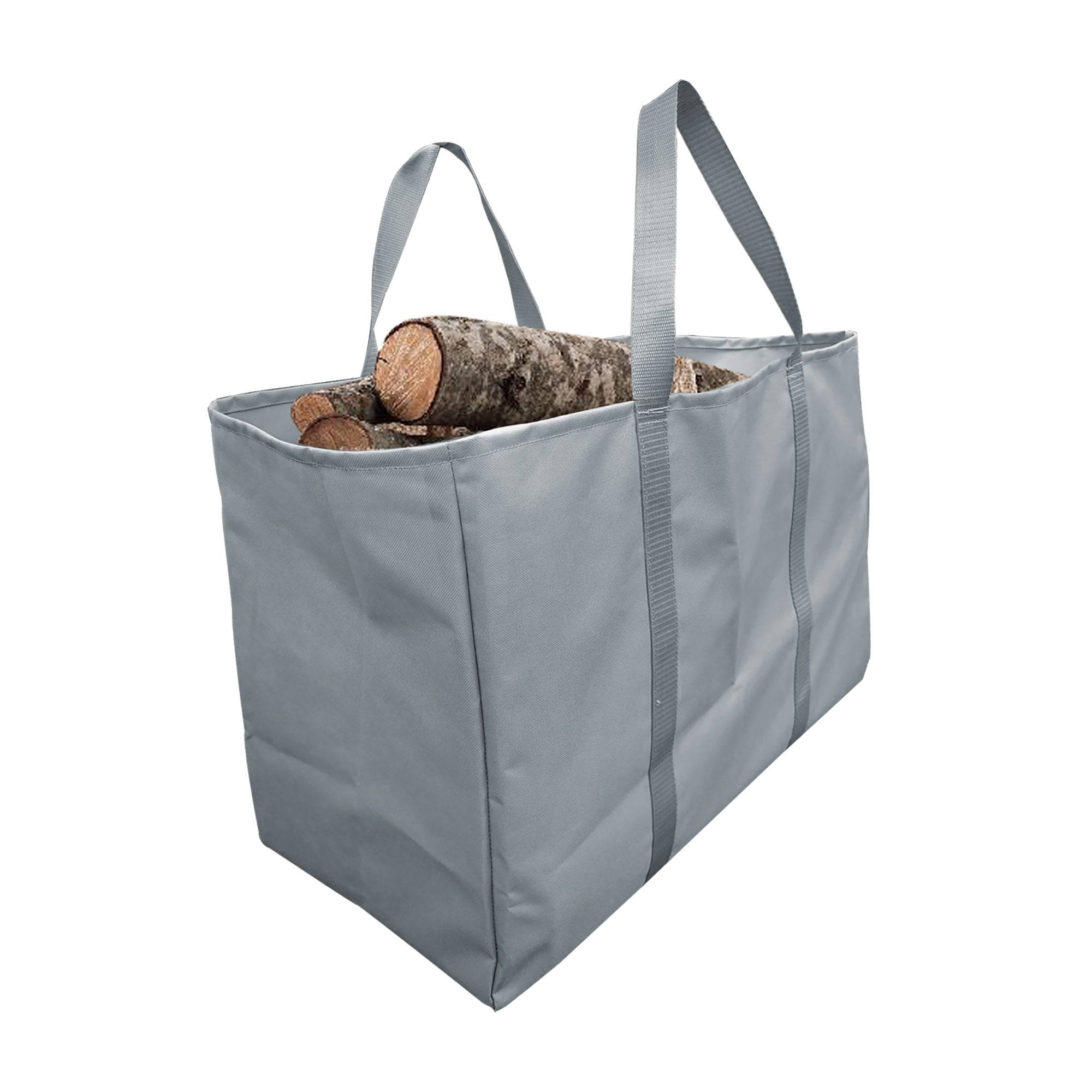 Sac porte bûches polyester WERKA PRO - Gris anthracite - Image 1