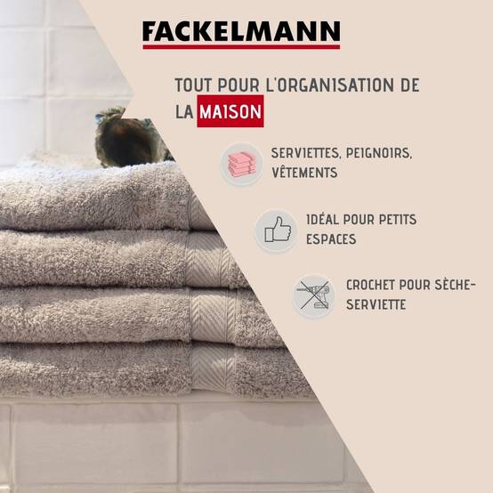 Ensemble de 4 crochets pour sèche serviette Fackelmann Tecno - Image 2