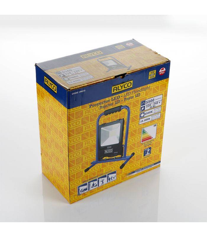 ALYCO - Projecteur extra plat inclinable support métallique 50w smd ip65 alyco ALYCO 199235 - Image 2