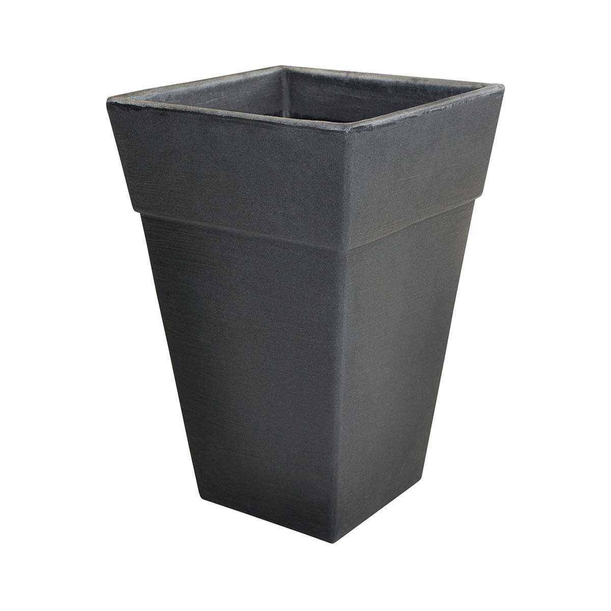 Roto - Jardinière en polyéthylène anthracite Quadro - Imagen 1