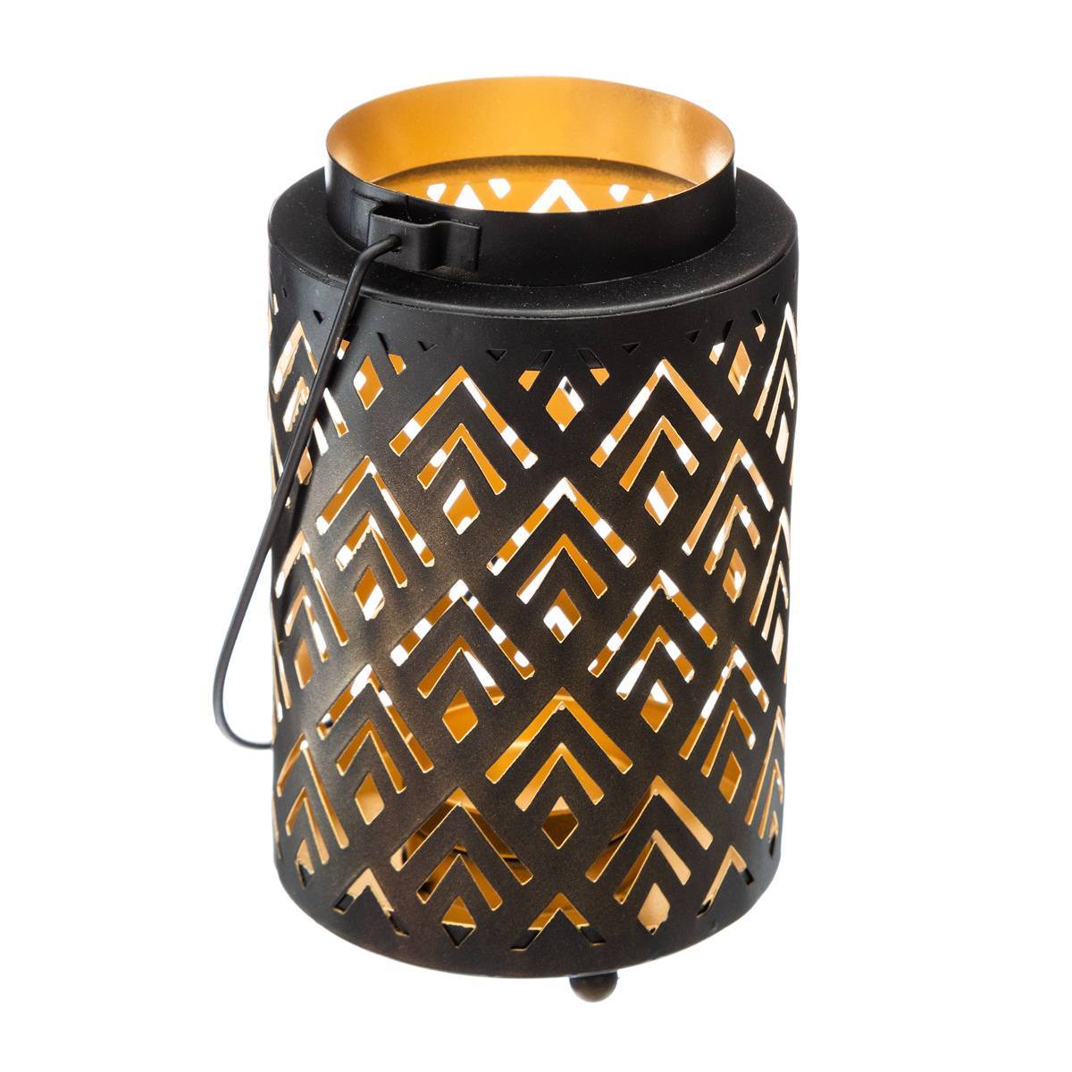 Atmosphera - Lanterne design métal H13cm - Atmosphera Créateur d'intérieur - Imagen 1