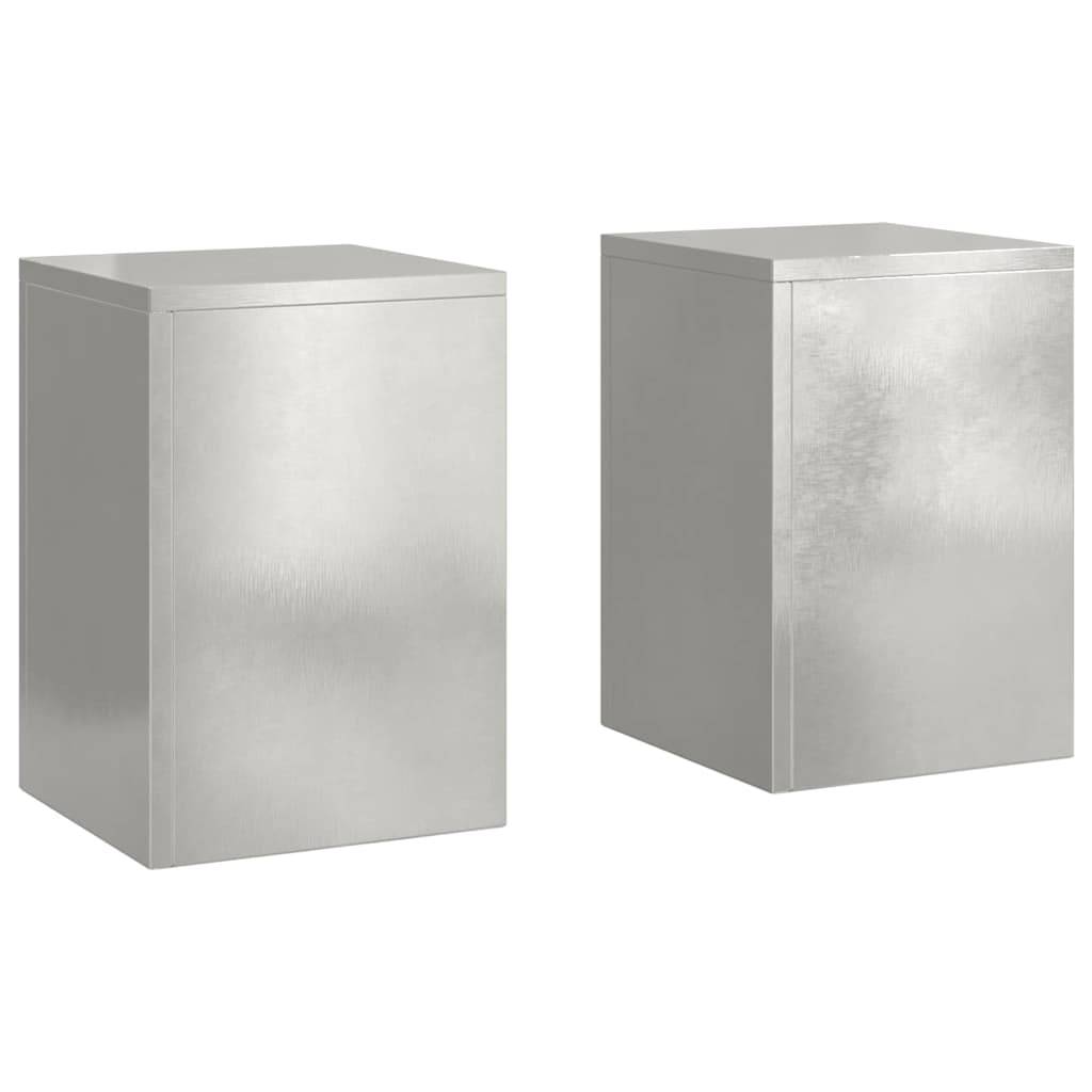 Support plante Prolenta Argent 24 X 24 X 35 cm - P95061A - Image 2