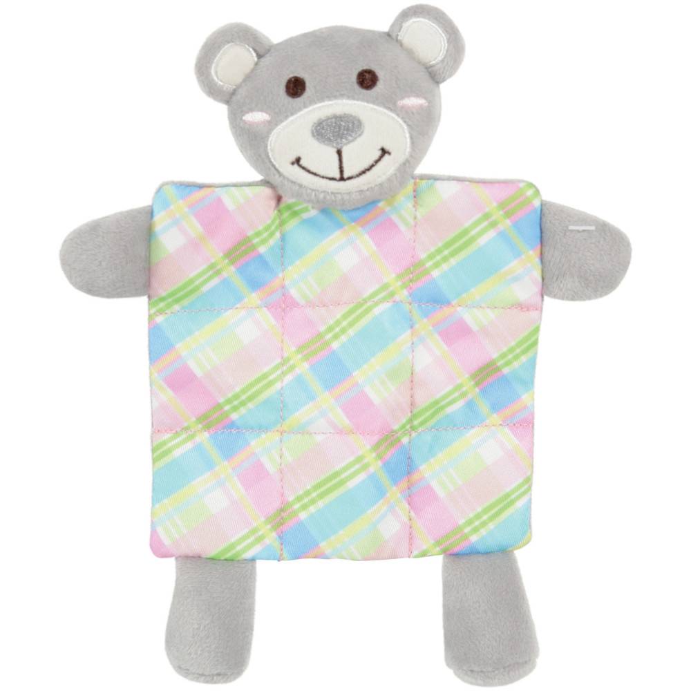 Animallparadise - animallparadise - Jouet en peluche PUPPY XS Plaid gris  24 cm pour chiots - Imagen 1