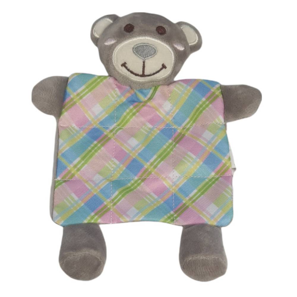 Animallparadise - animallparadise - Jouet en peluche PUPPY XS Plaid gris  24 cm pour chiots - Imagen 2
