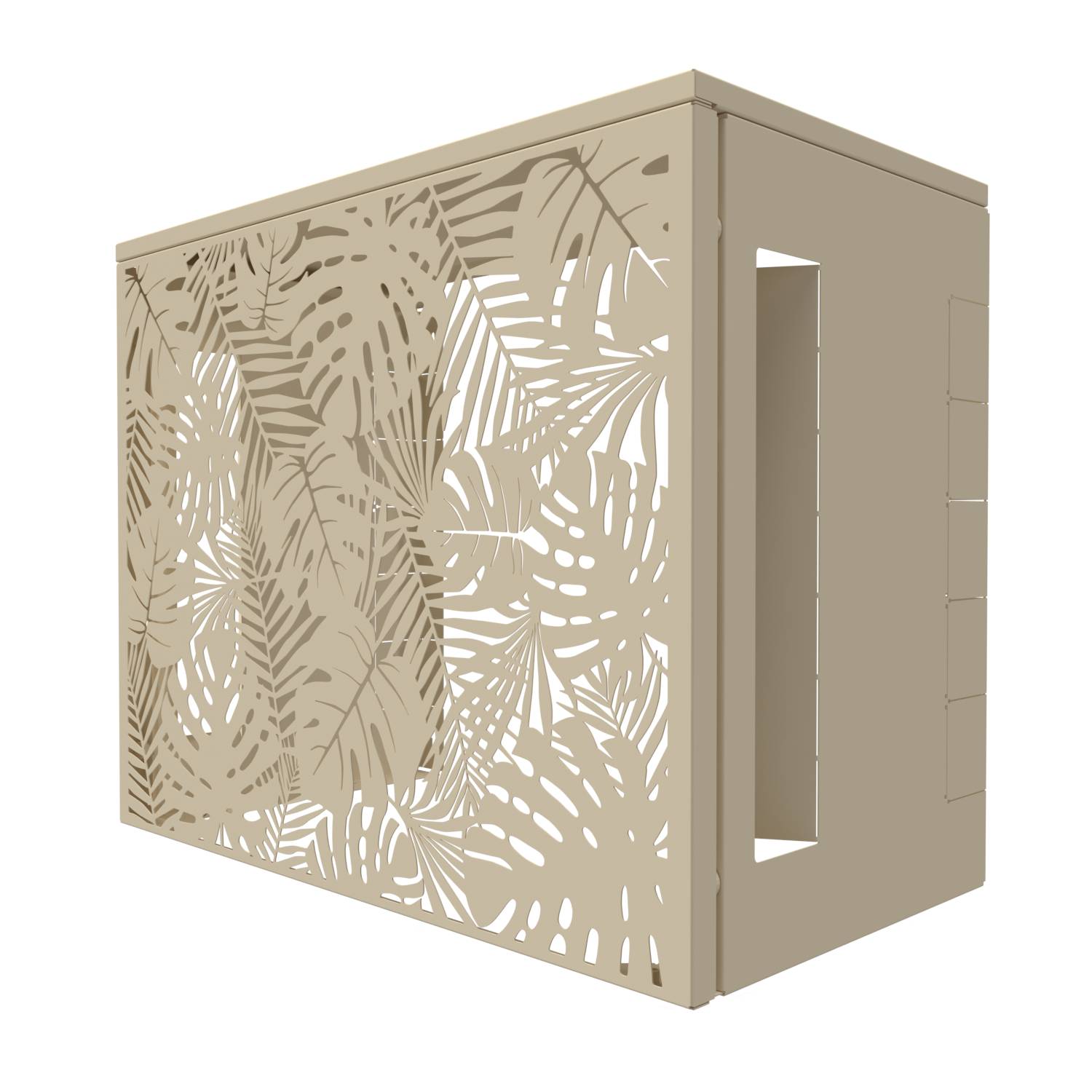 Cache climatiseur, ATOLE aluminium thermolaqué, crème, L.110 x H.113 x P.64 cm - Image 9