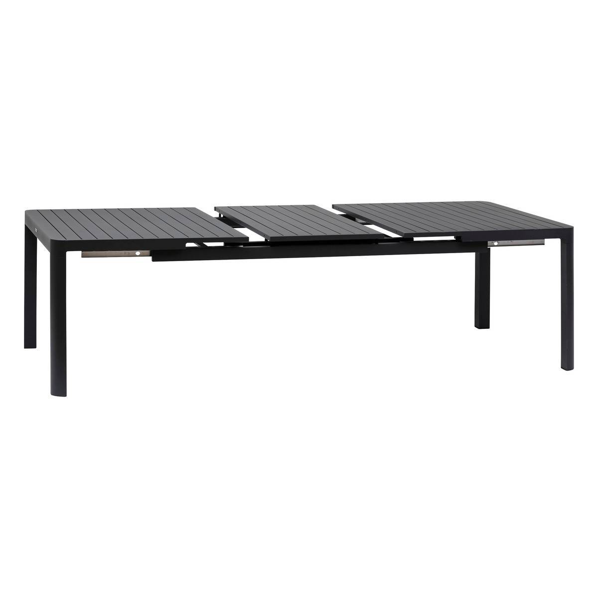Hesperide - Table de jardin extensible "Paradize" graphite 12 places en aluminium traité époxy Hespéride - Image 3