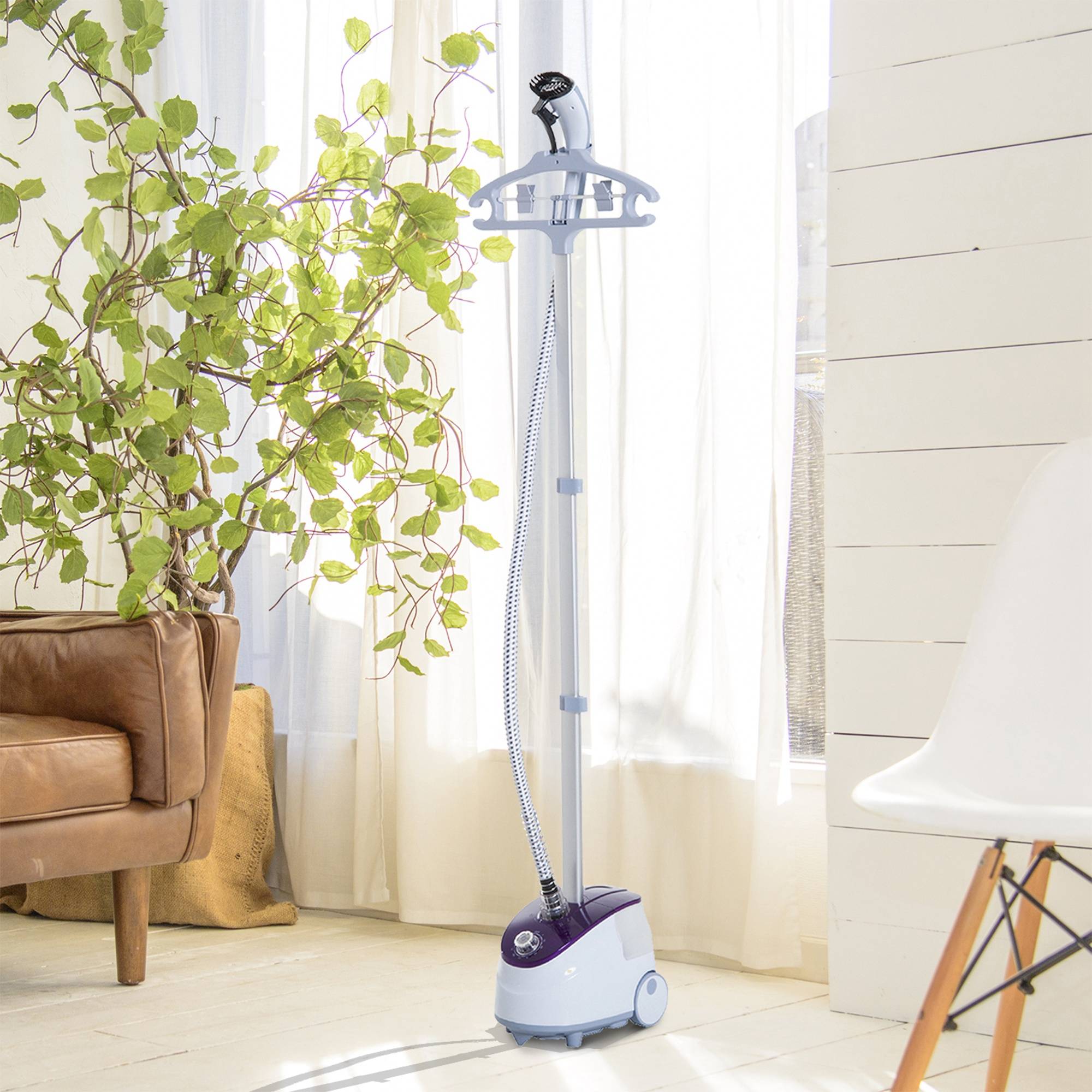 Défroisseur vapeur vertical 1950W réservoir 1,8L, 11 températures réglables, 21,5x30x150cm - Image 4