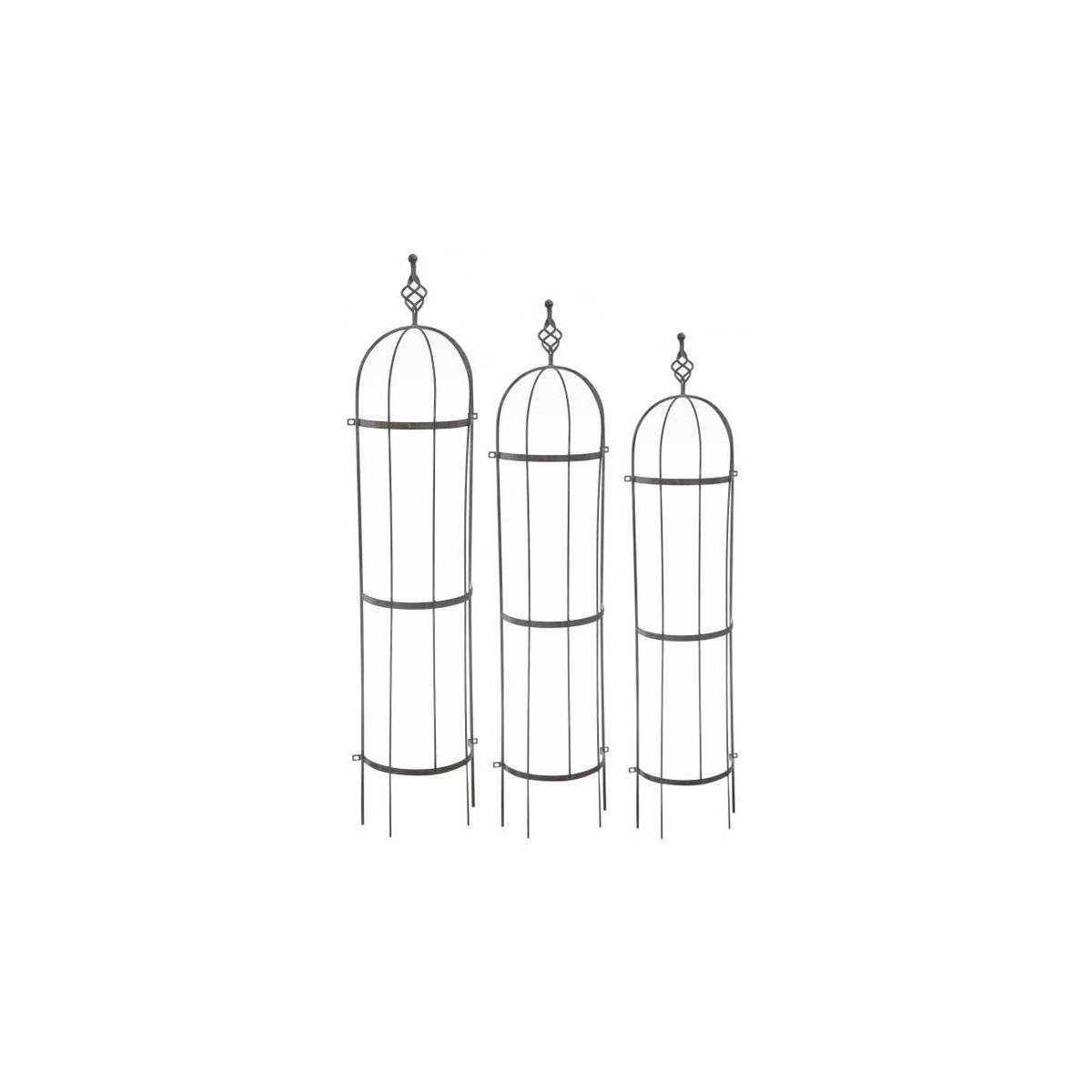 Aubry Gaspard - Treillis déco en métal vieilli (Lot de 3) - Imagen 1