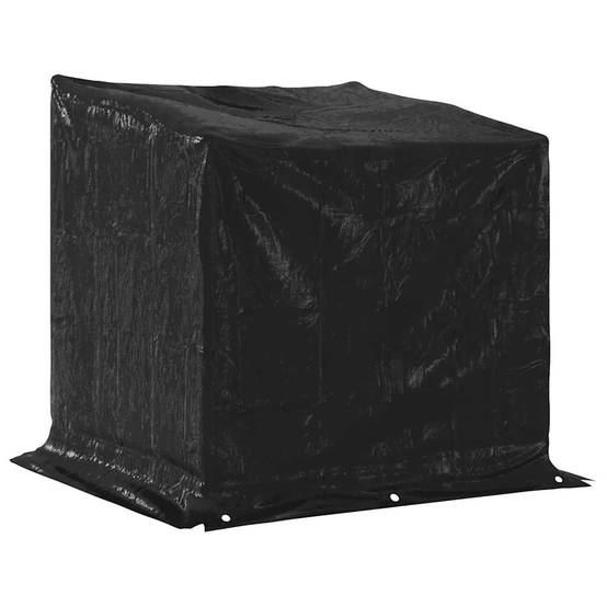 Abri à bois de chauffage en acier galvanisé avec bâche de protection 1m – ComfortXL Outdoor Living - Image 8