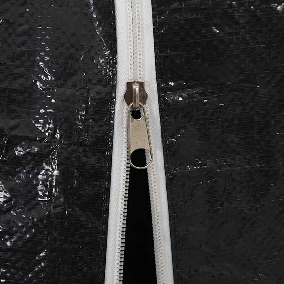 Abri à bois de chauffage en acier galvanisé avec bâche de protection 1m – ComfortXL Outdoor Living - Image 5