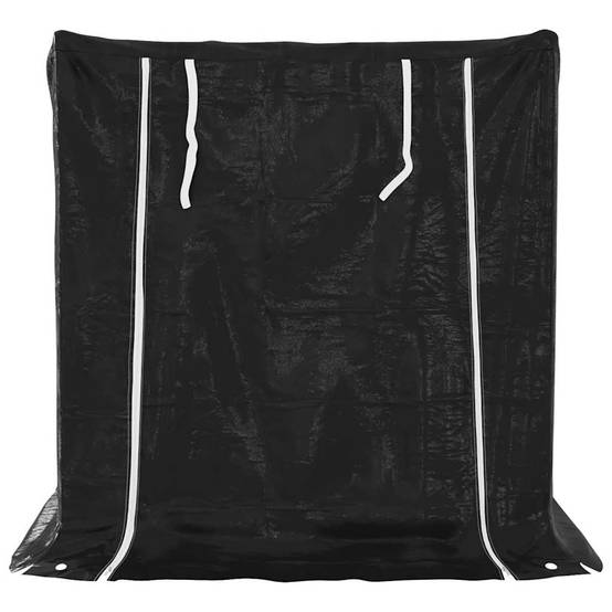 Abri à bois de chauffage en acier galvanisé avec bâche de protection 1m – ComfortXL Outdoor Living - Image 4