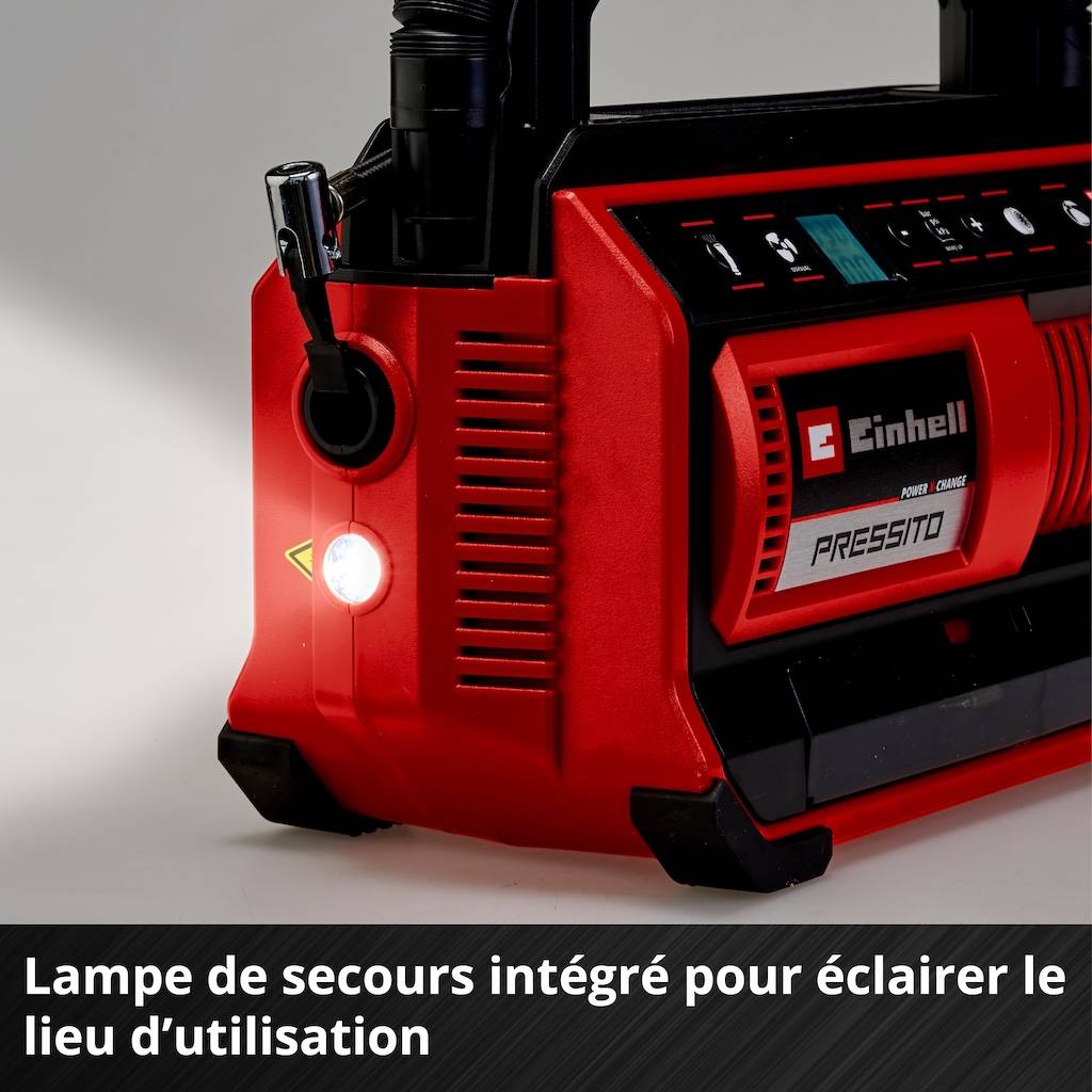Einhell - Compresseur à air sans fil PRESSITO 18/25 HYBRID Einhell - Image 4