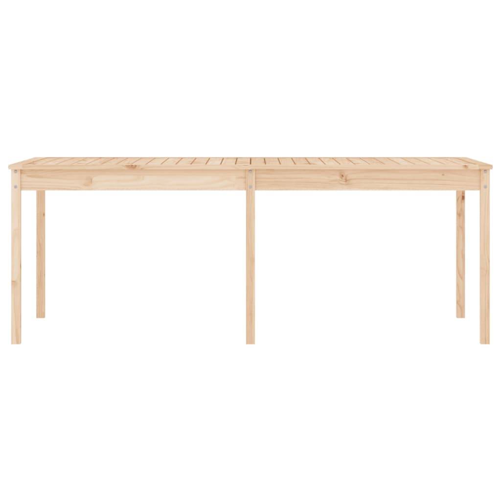 Très Grande Table de Jardin 204cm en Bois de Pin Massif Brut pour 8-10 Personnes – ComfortXL Outdoor Living - Image 5
