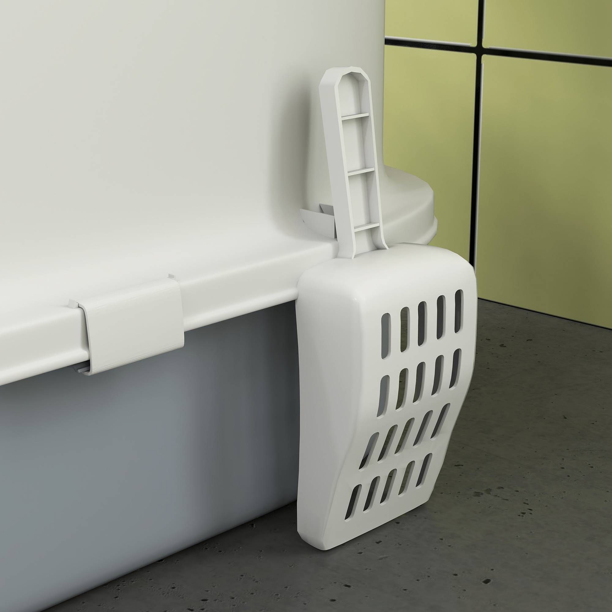 Maison de toilette plastique pour chats de 4,5kg accès par le haut et tiroir gris - ComfortXL Outdoor Living - Image 10