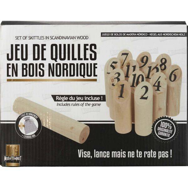 Mister Gadget - Jeu de quilles en bois nordique Mister Gadget - Image 2