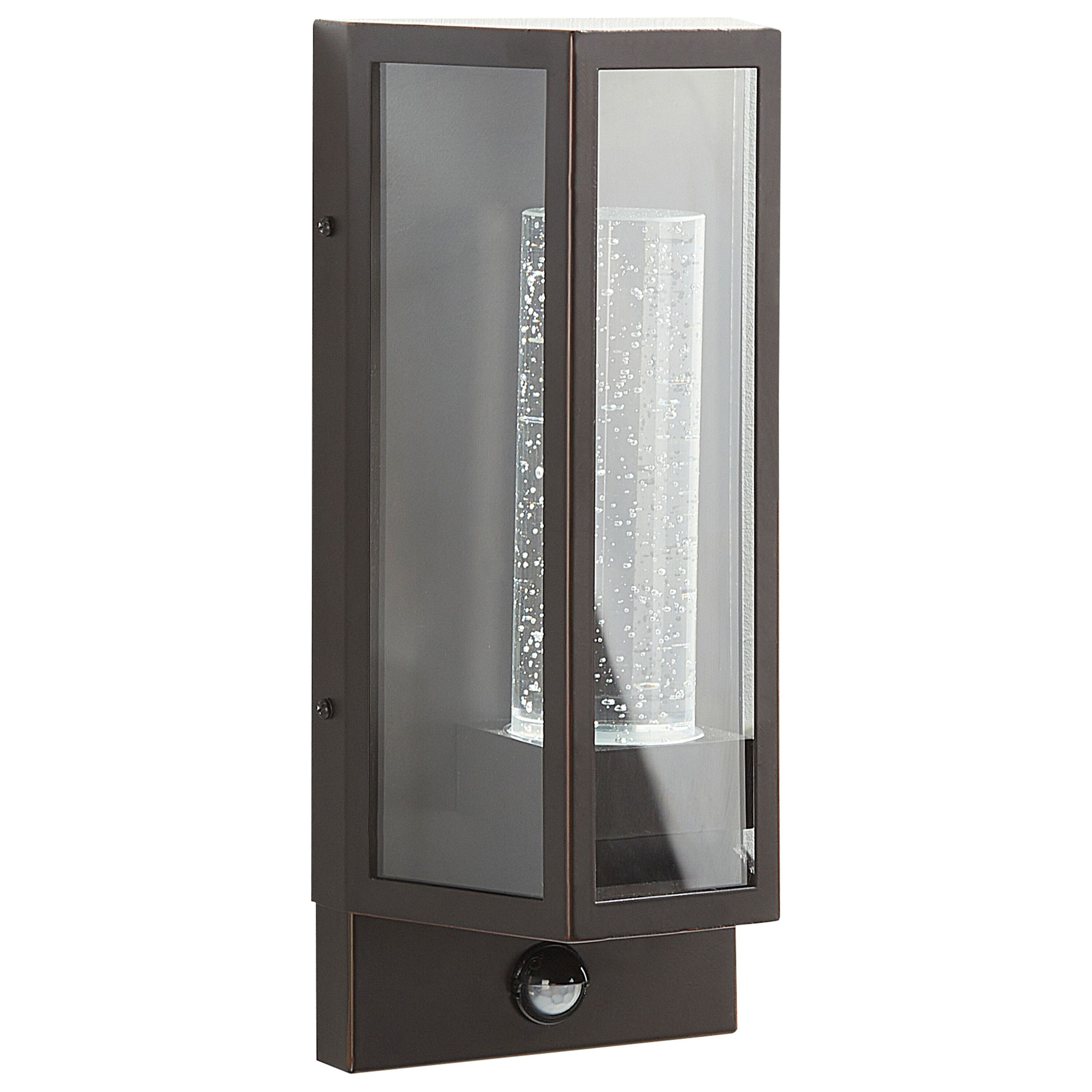 Beliani - Lampe murale pour l'extérieur Métal Marron FRUID - Beliani - Imagen 2
