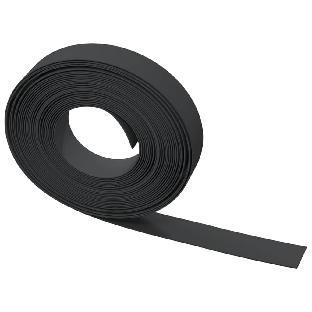 Bordure jardin polyéthylène délimitation pelouses aménagement 30m x 10cm noir - ComfortXL Outdoor Living - Image 5