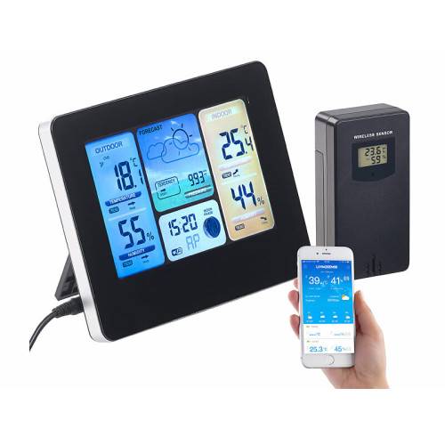 Station météo écran couleur connectée WIFI MAGNETICLAND - Image 1