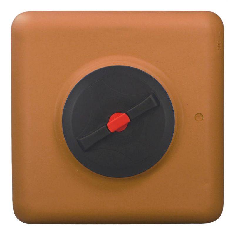 Cuve récupération eau de pluie 200L - Réservoir aérien cubique Terracotta - Polyéthylène - ELBI CB - Image 4